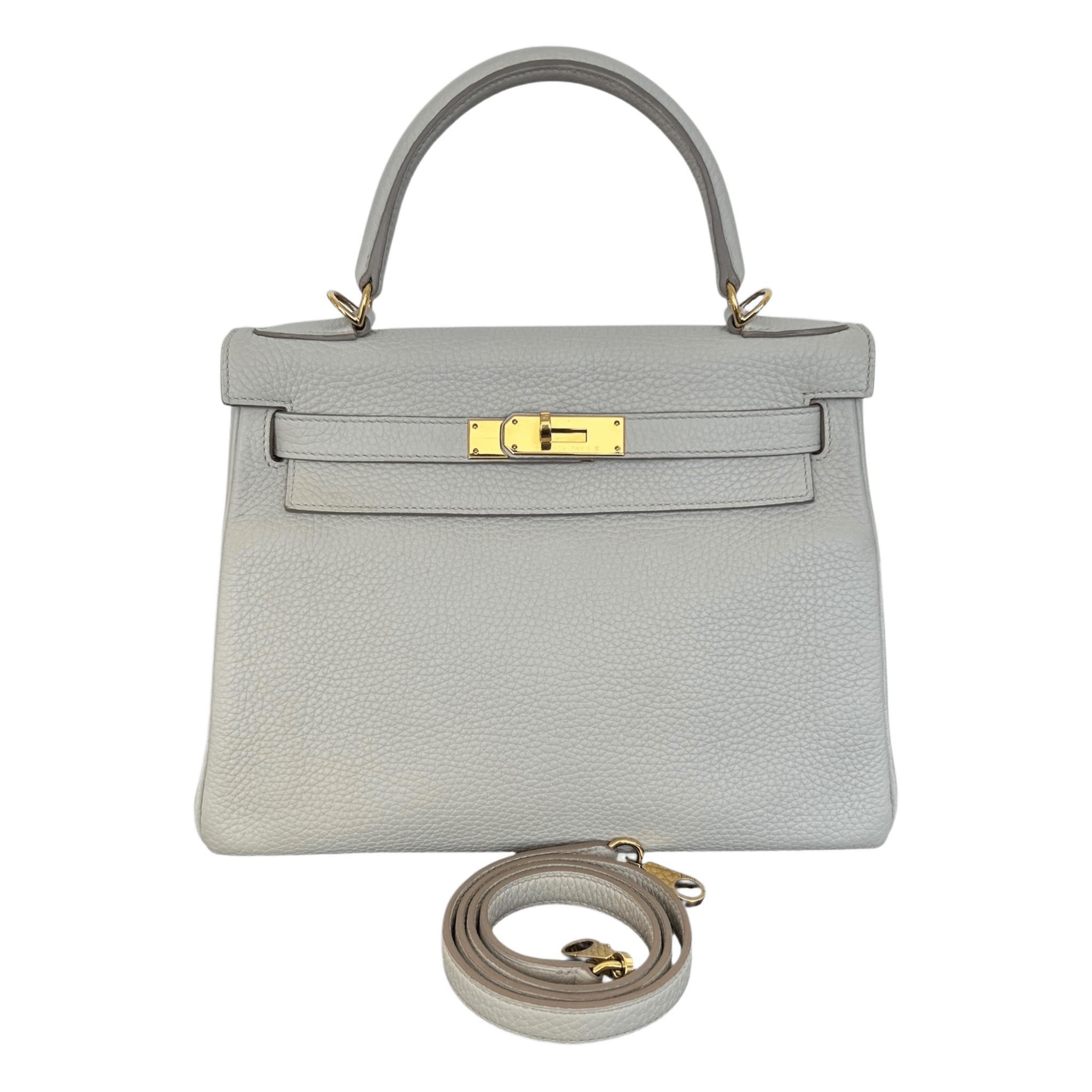 Hermès Beton Togo & Gold Hardware Kelly 28